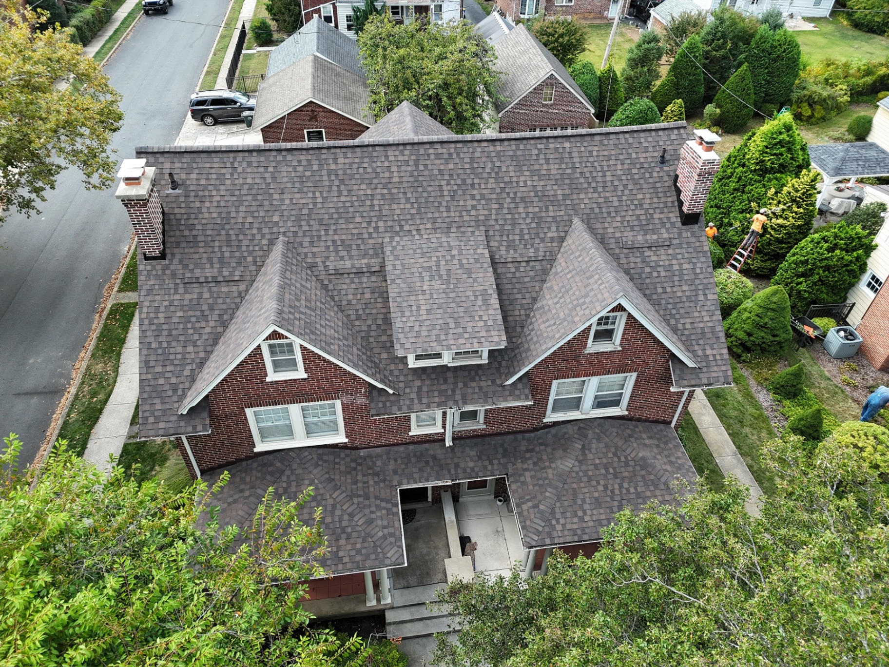 Architectural Shingle Replacement — Brick Colonial · Lancaster County
